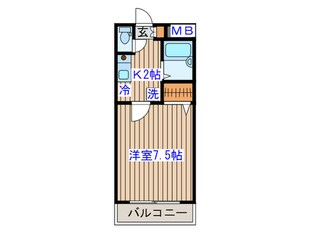 ミネイチビルの物件間取画像